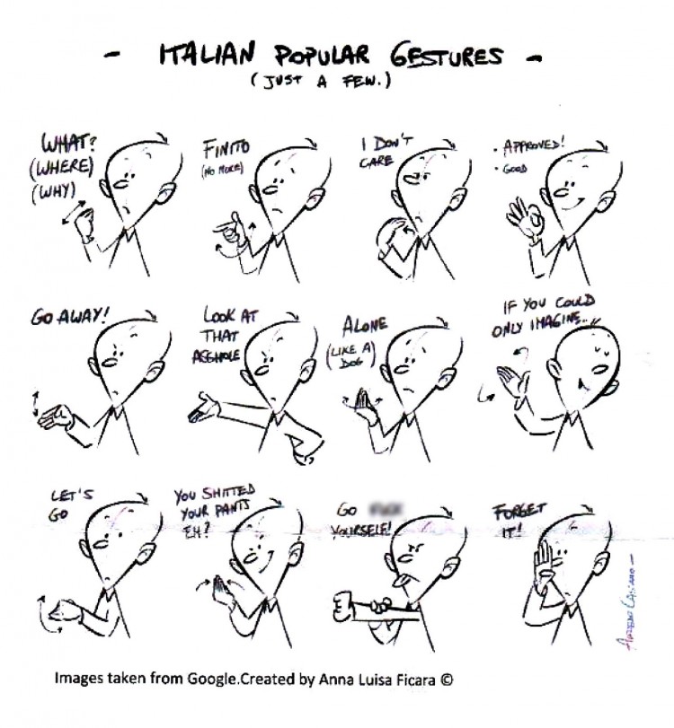 Italian Popular Gestures