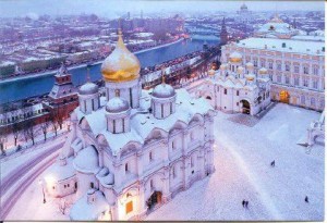 Snow in russia